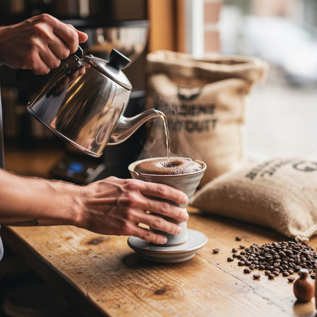 Blue Bean Roasters Portland local coffee roastery team in Portland, OR showcasing community and craft